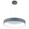 Cwi Lighting Arenal LED Drum Shade Pendant With Gray & White Finish 7103P24-1-167 - alternate 2